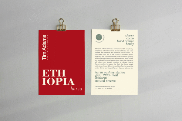 Ethiopia Harsu Specialty Coffee - Single Origin